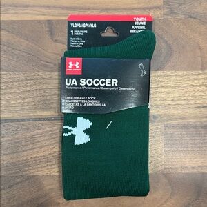 Under Armour Dark Green Soccer Socks